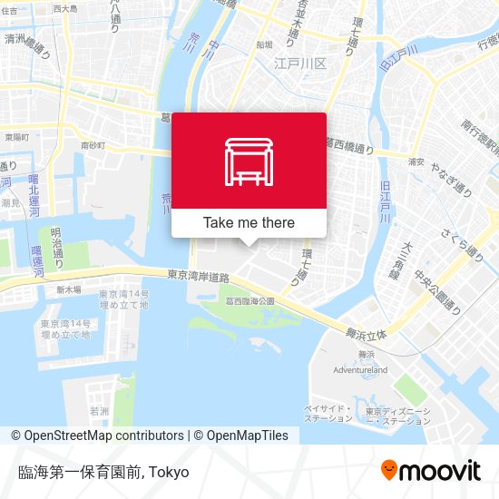 臨海第一保育園前 map