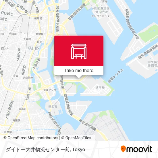 Daito Oi Logistics Center Front map