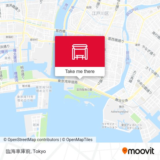 臨海車庫前 map