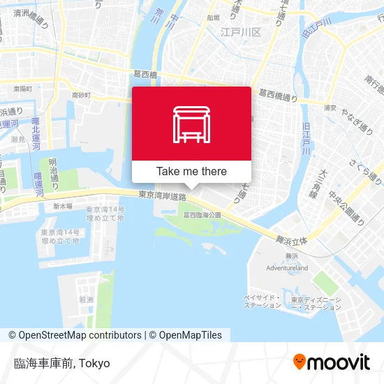 臨海車庫前 map