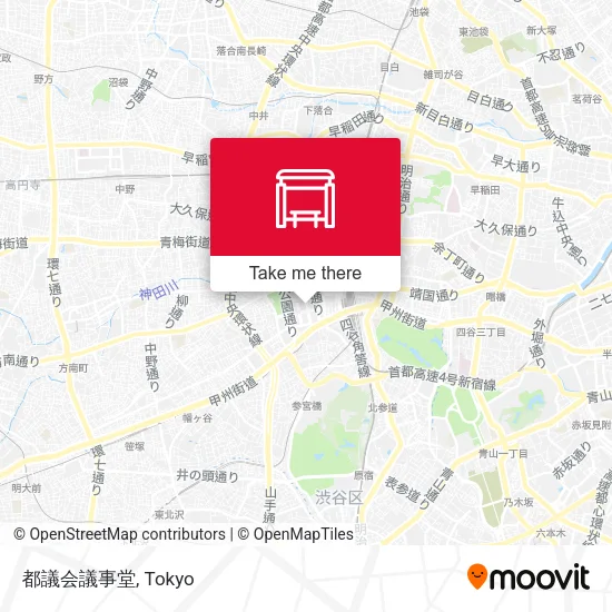 都議会議事堂 map