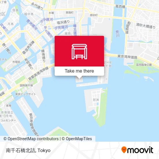 Minami Sengoku Bridge North map