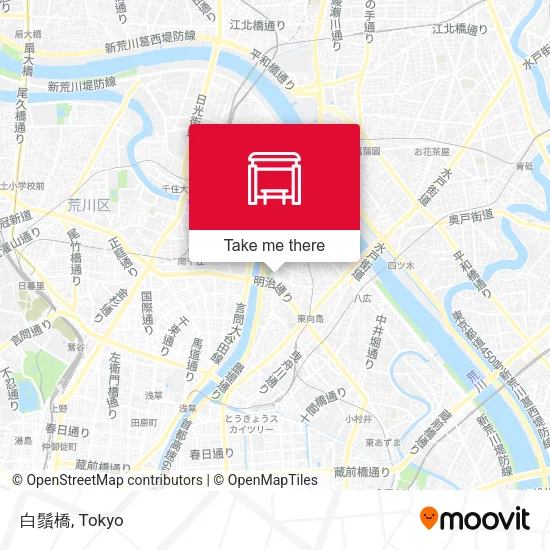 白鬚橋 map