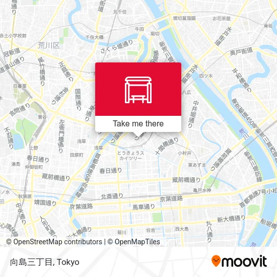 Mukojima 3-chome map