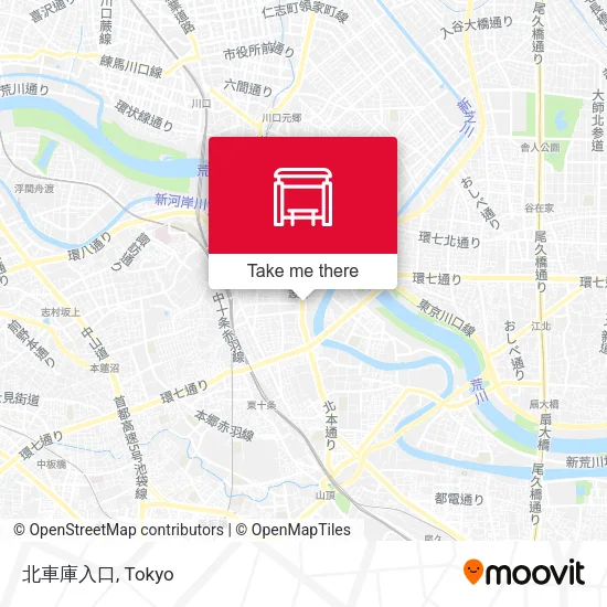 北車庫入口 map