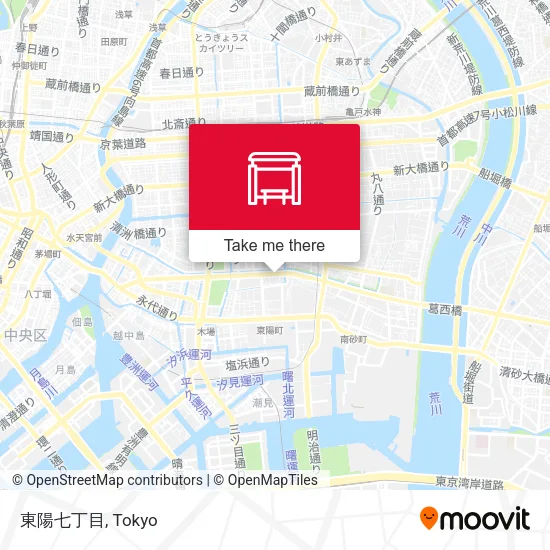 東陽七丁目 map