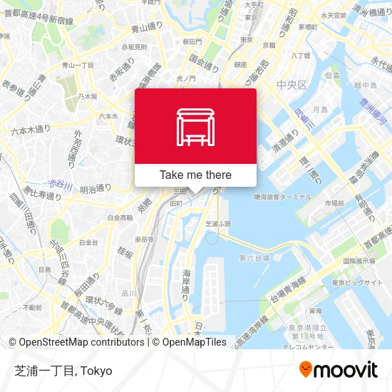 Shibaura 1-chome map