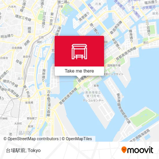 台場駅前 map