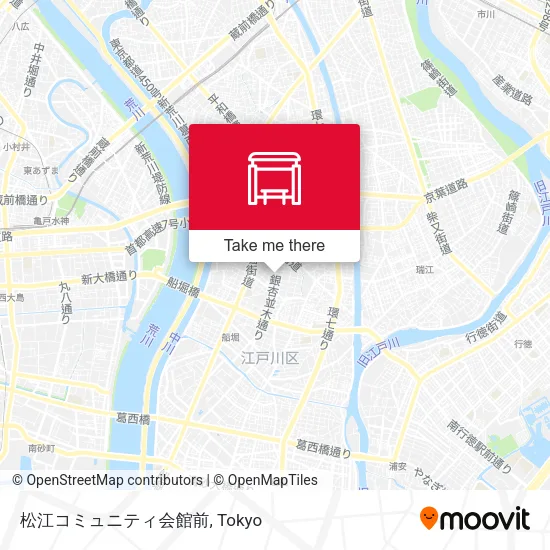 松江コミュニティ会館前 map