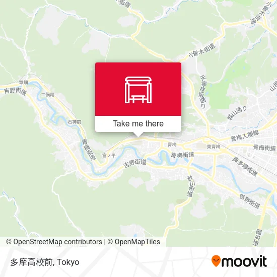 多摩高校前 map