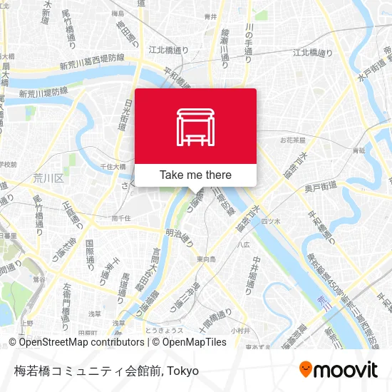 梅若橋コミュニティ会館前 map