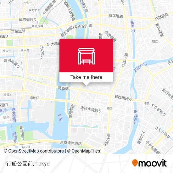 行船公園前 map