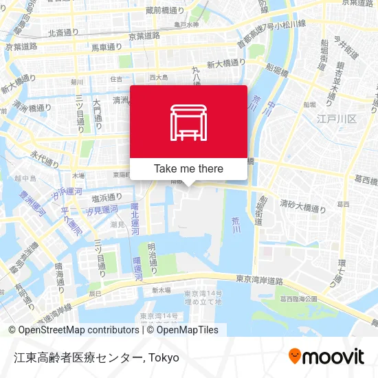 江東高齢者医療センター map