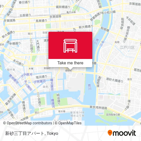 新砂三丁目アパート map