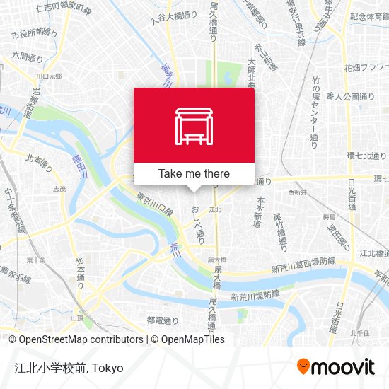 江北小学校前 map