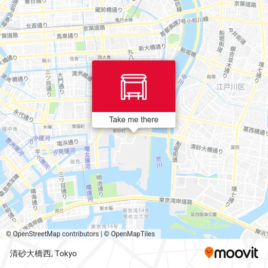 Kiyosuna Bridge West map