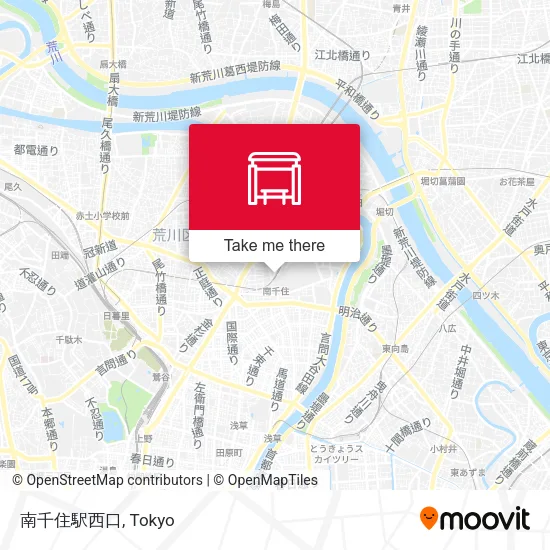 南千住駅西口 map