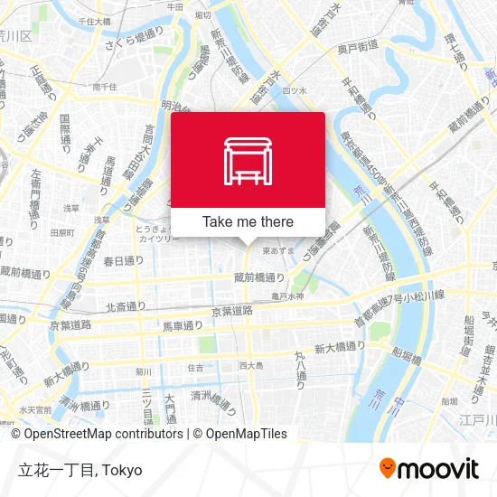 立花一丁目 map