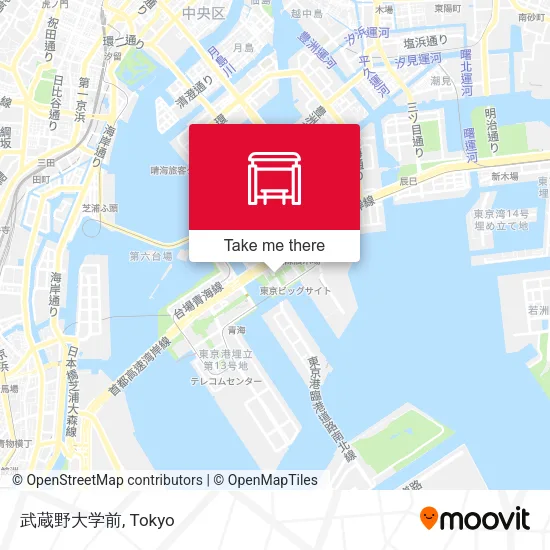 武蔵野大学前 map