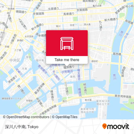 深川八中南 map