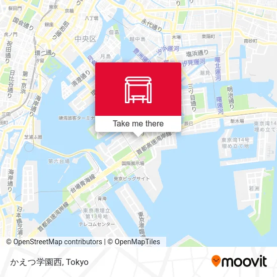 かえつ学園西 map
