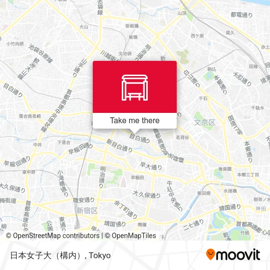 日本女子大（構内） map