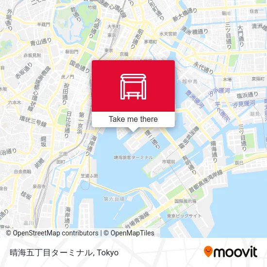 晴海五丁目ターミナル map