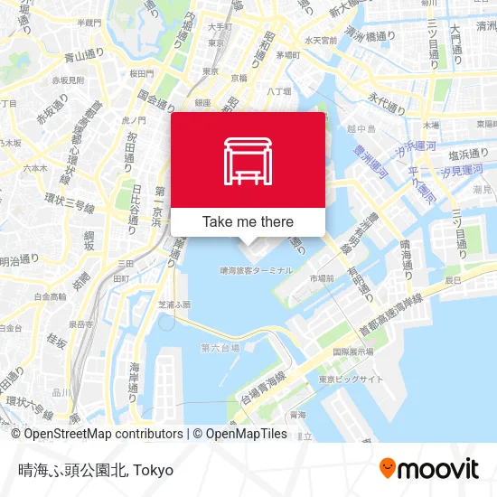 晴海ふ頭公園北 map
