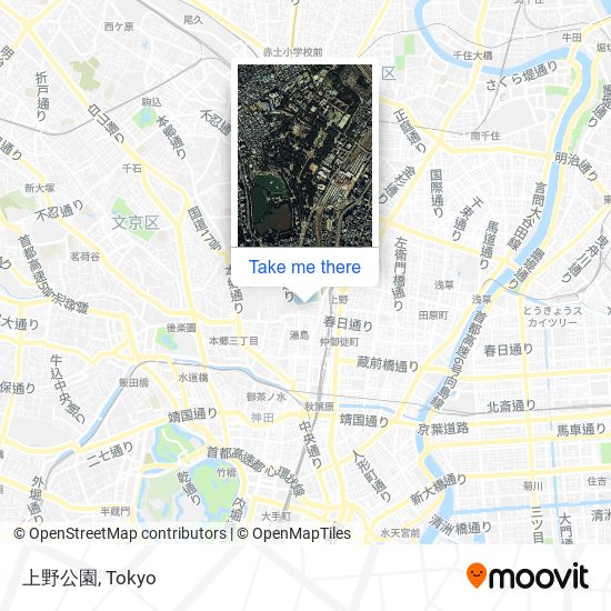 上野公園 map