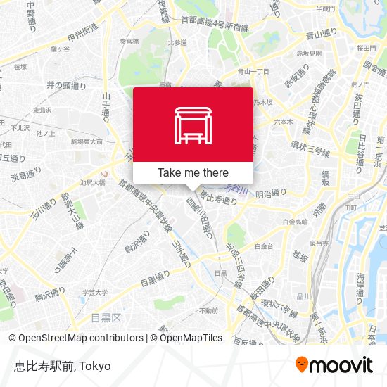 恵比寿駅前 map