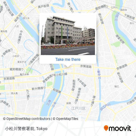 小松川警察署前 map
