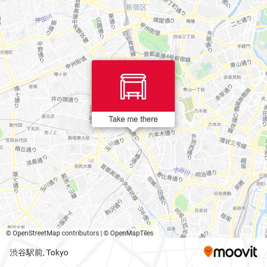 渋谷駅前 map