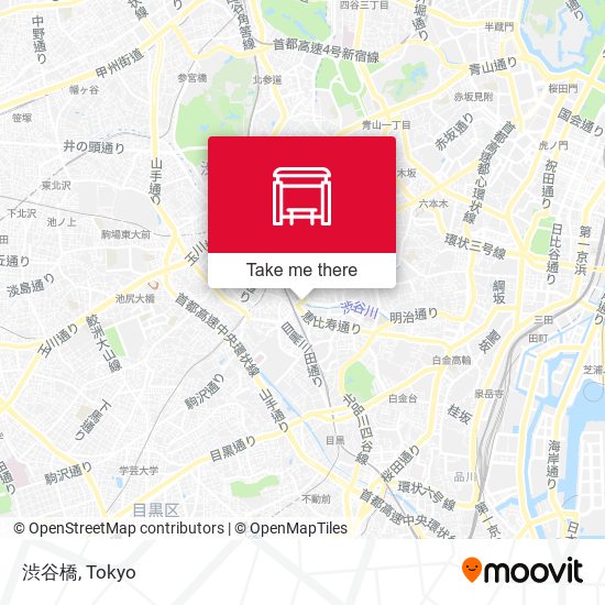 渋谷橋 map