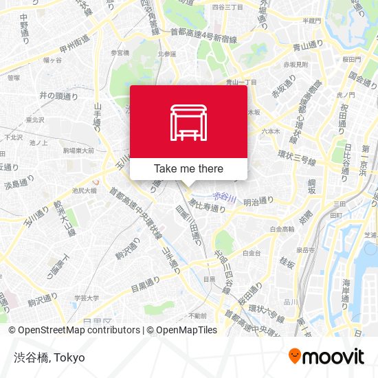 渋谷橋 map