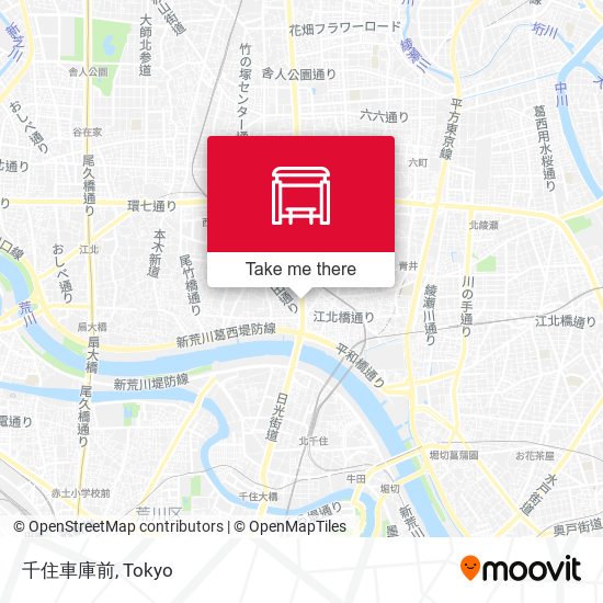 千住車庫前 map