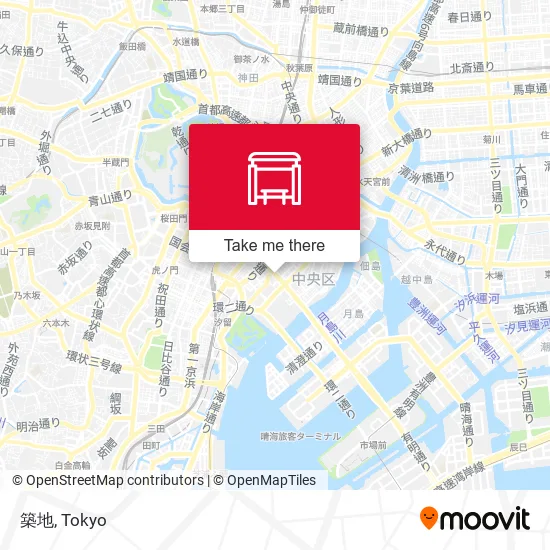 築地 map