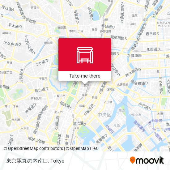 東京駅丸の内南口 map