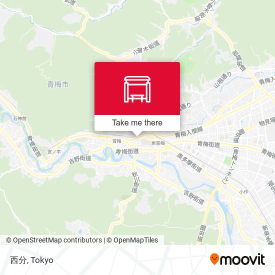 西分 map