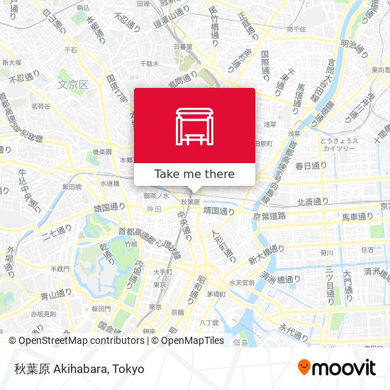 秋葉原 Akihabara map