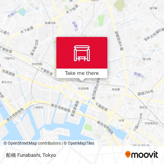船橋 Funabashi map