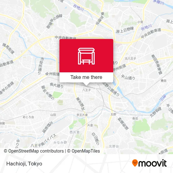 Hachioji map