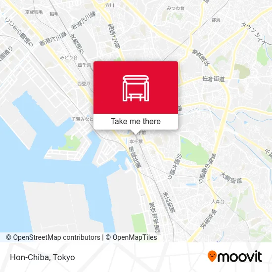 Hon-Chiba map