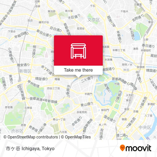 市ケ谷 Ichigaya map