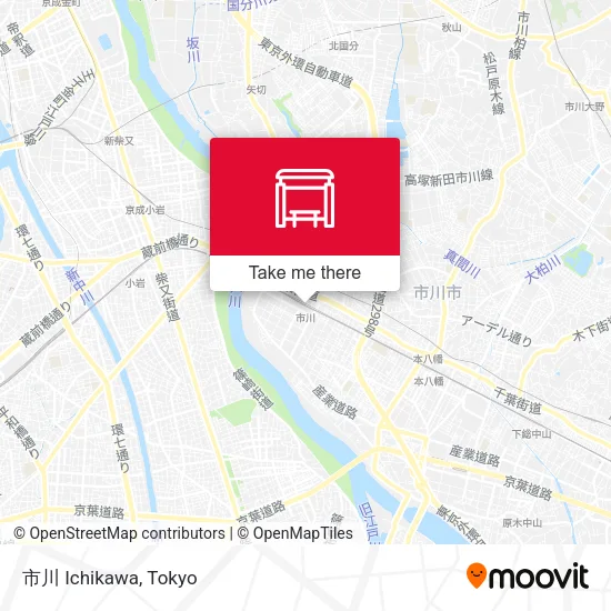 市川 Ichikawa map