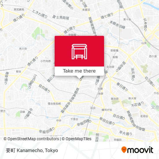 要町 Kanamecho map