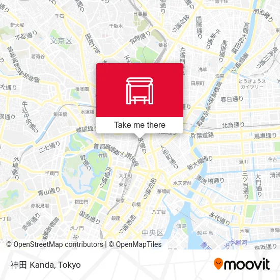 神田 Kanda map