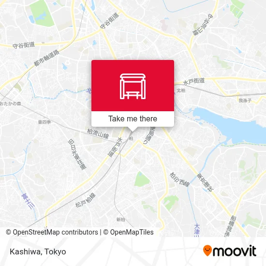 Kashiwa map