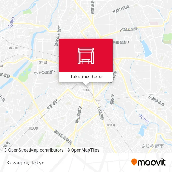 Kawagoe map