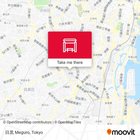 目黒 Meguro map