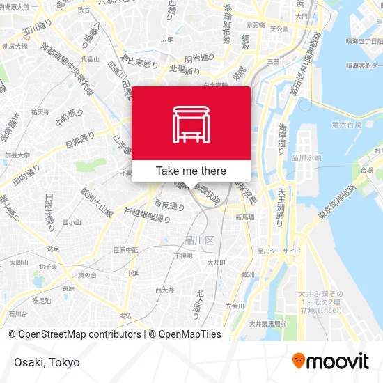 Osaki map